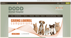 Desktop Screenshot of doddanimalhospital.com
